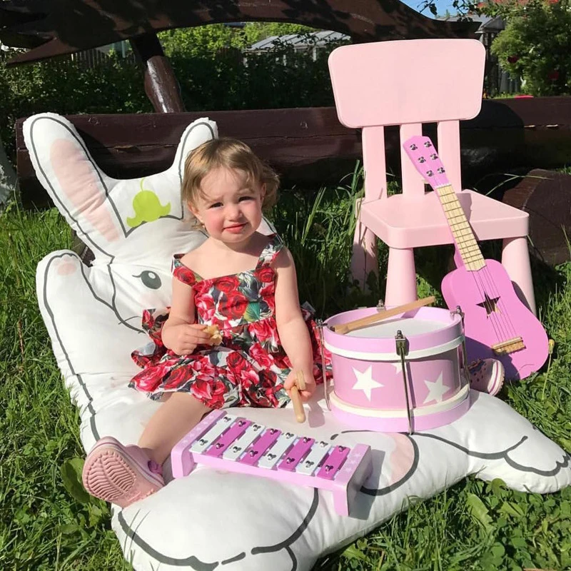 Коврик с кроликом для повседневного использования лазания мягкое одеяло детская