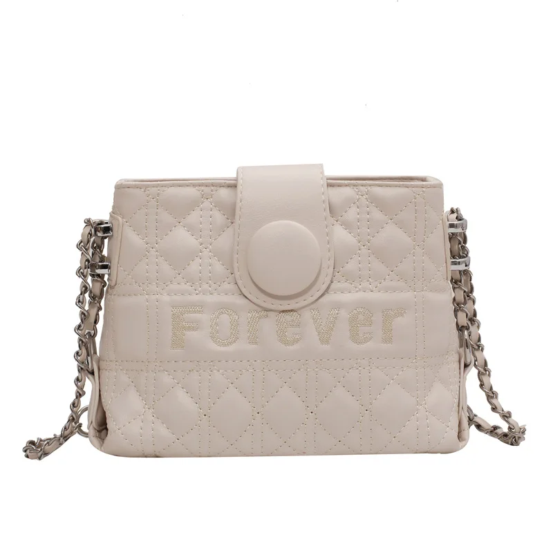 

Luxury women's brand women's shoulder bag summer 2021 new tide fashion Messenger bag rhizo chain bucket bag