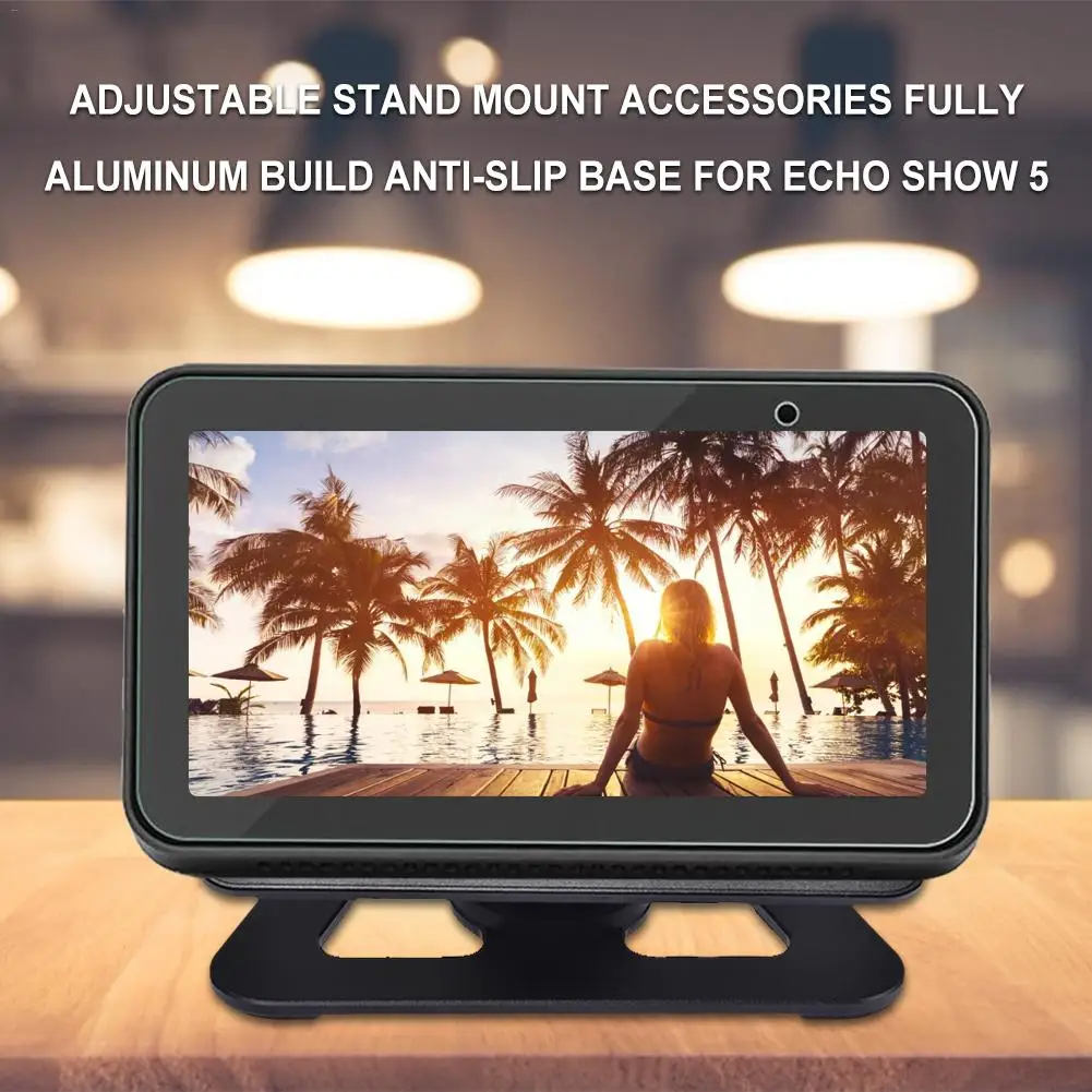 Новинка 2020 для Echo Show 5 противоскользящая подставка основание крепление полностью