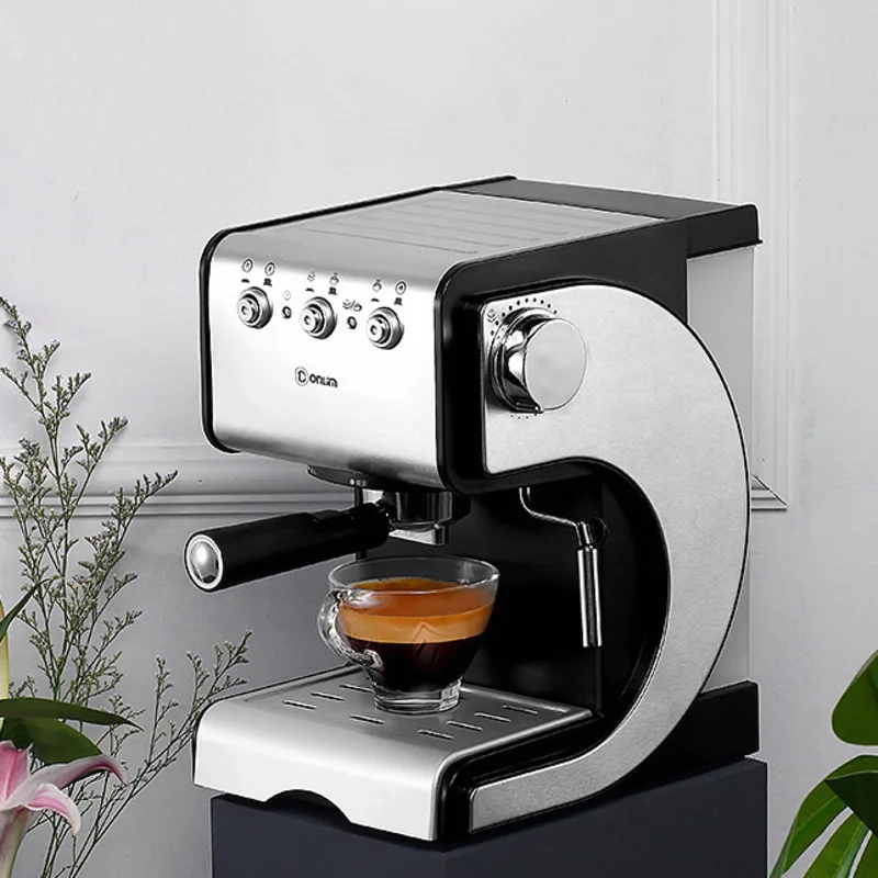 Кофеварка Dl-kf500s Бытовая кофемашина Малый размер полный полуавтоматический итальянский коммерческой паровой Тип