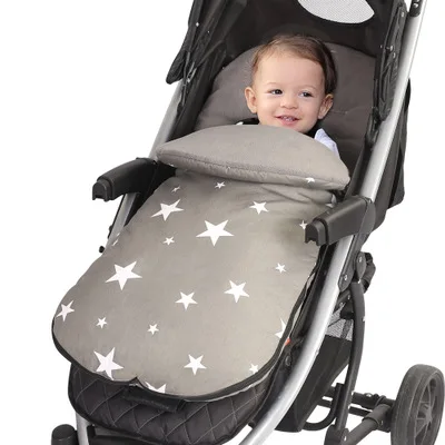 

Baby stroller sleeping bag autumn and winter windproof warm foot cover baby cotton cushion universal thickening