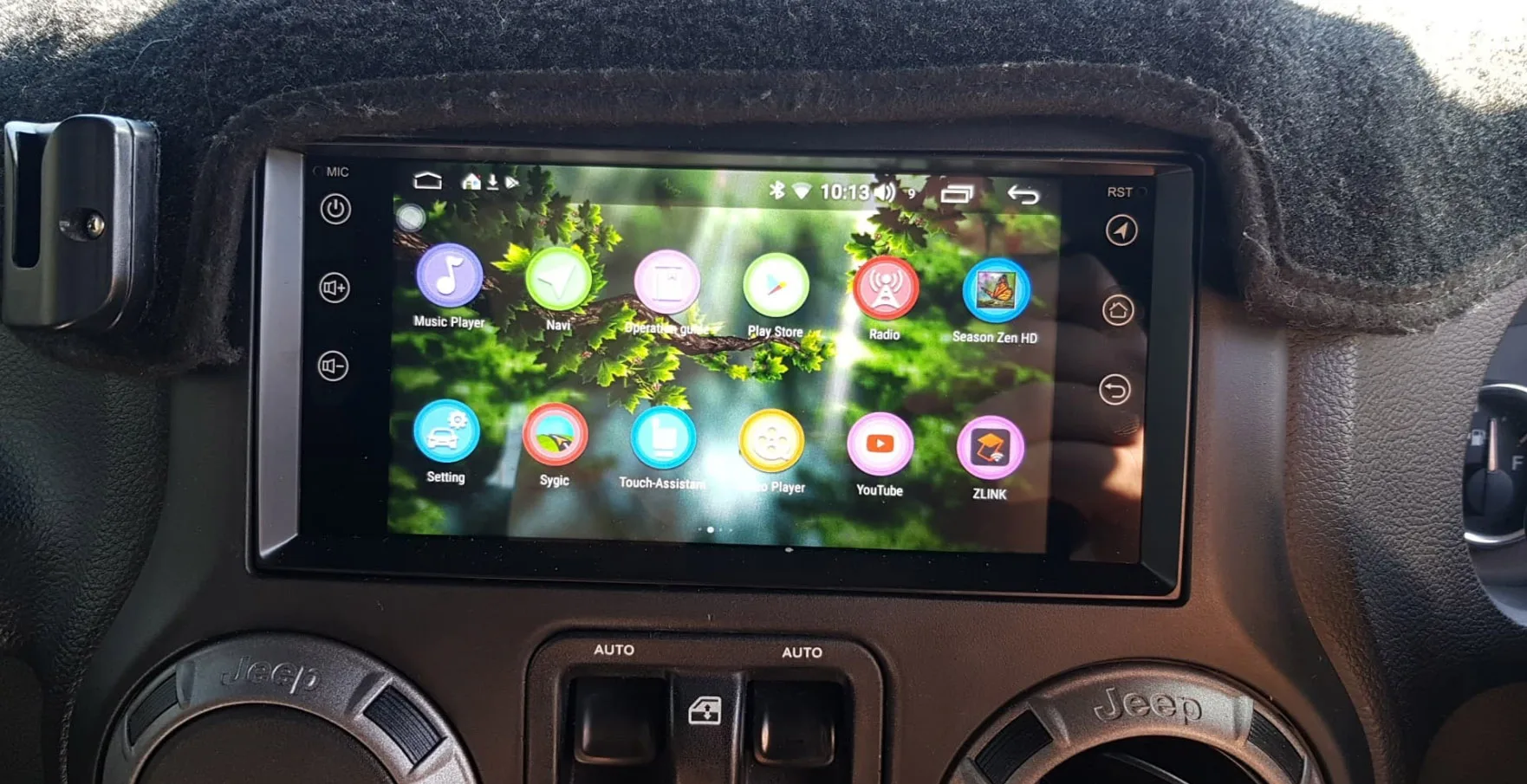 Android 8 1 автомобильный Радио стерео плеер 4 Гб + 64 ГБ с DSP для Jeep Octa Core 1024*600 поддержка