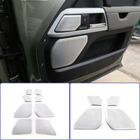 car styling audio speaker auto door loudspeaker decoration covers stickers for land rover defender 90 110 interior accessories