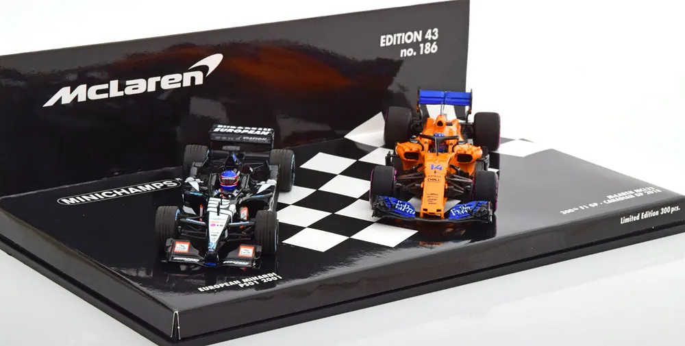 

MINICHAMPS 1/43 Фернандо Алонсо 300th Формула 1 GP Ограниченная Коллекция 300 шт. resine моделей автомобилей
