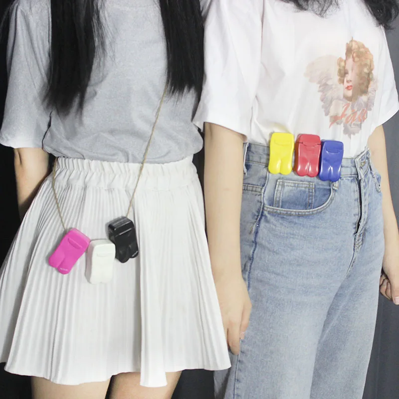 Прочная карманная пепельница пластиковая с поясом из АБС-пластика яркие цвета