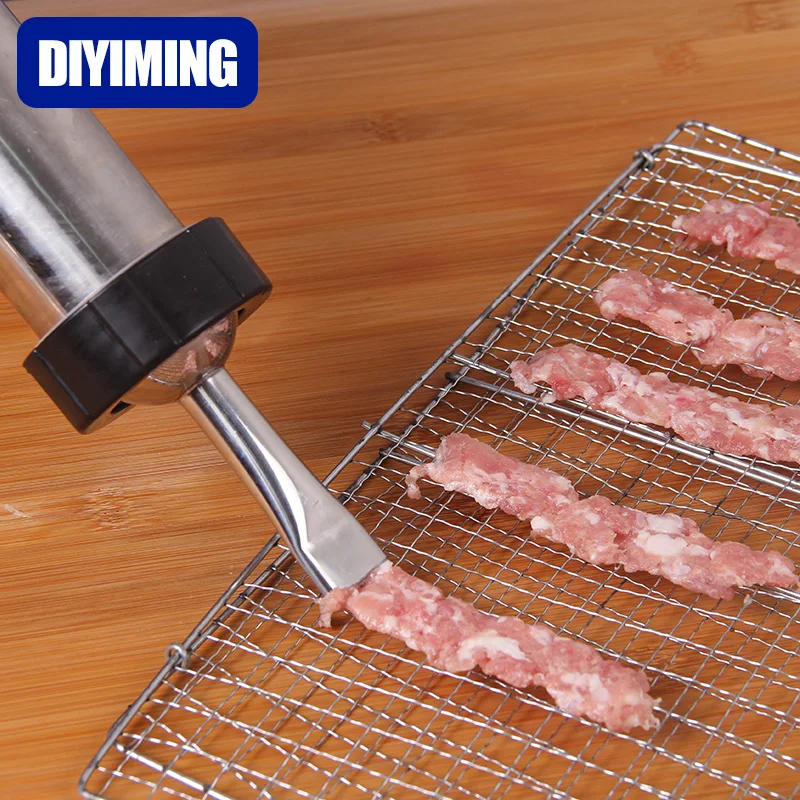 9 дюймов пистолет для вяленой говядины комплект мяса наполнитель колбасный шприц