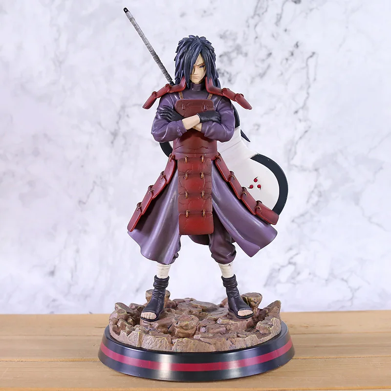 Аниме Uchiha Madara фигурка ПВХ Коллекционная модель игрушка Рождественский