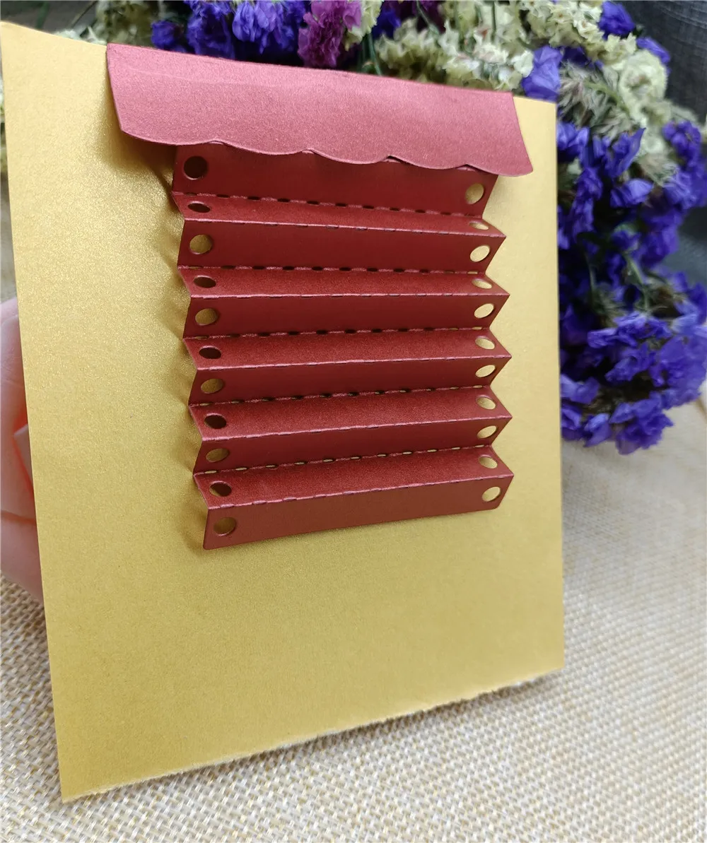 

Curtain Metal Cutting Dies Stencils for DIY Scrapbooking DIY Paper Cards Photo Album Decorative Embossing