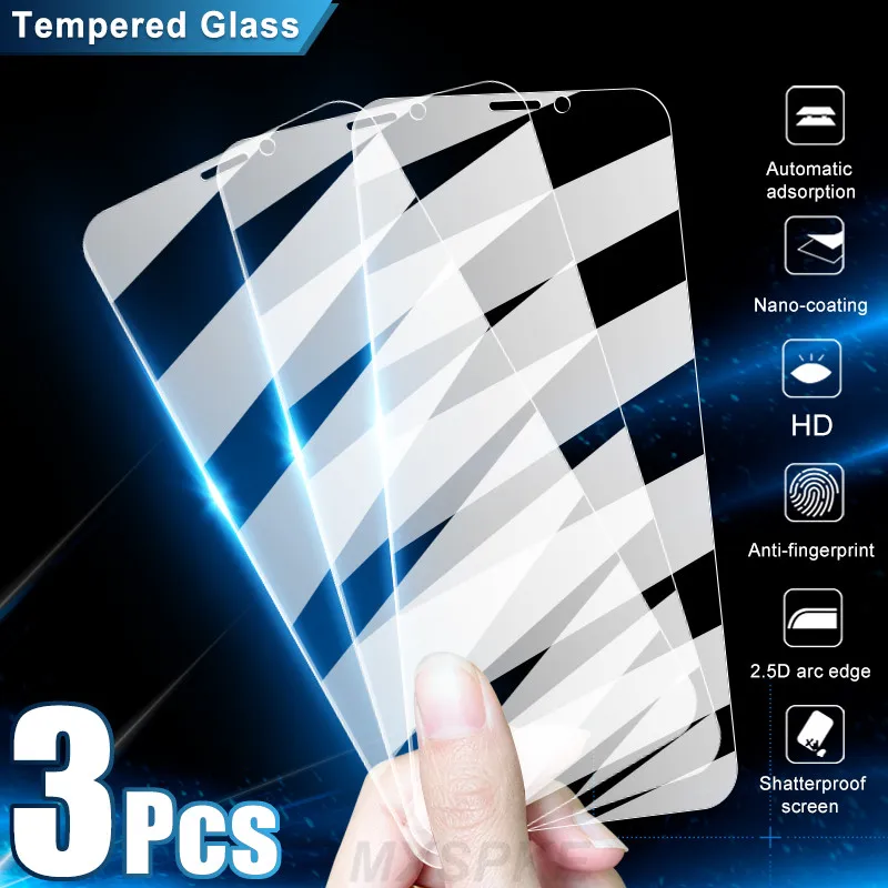

Закаленное стекло для Meizu M8, M6, M5, Note 8, 9, M8 Lite, M6S, M6T, M5C, M5S, M8C, V8, X8, C9 Pro, 3 шт.