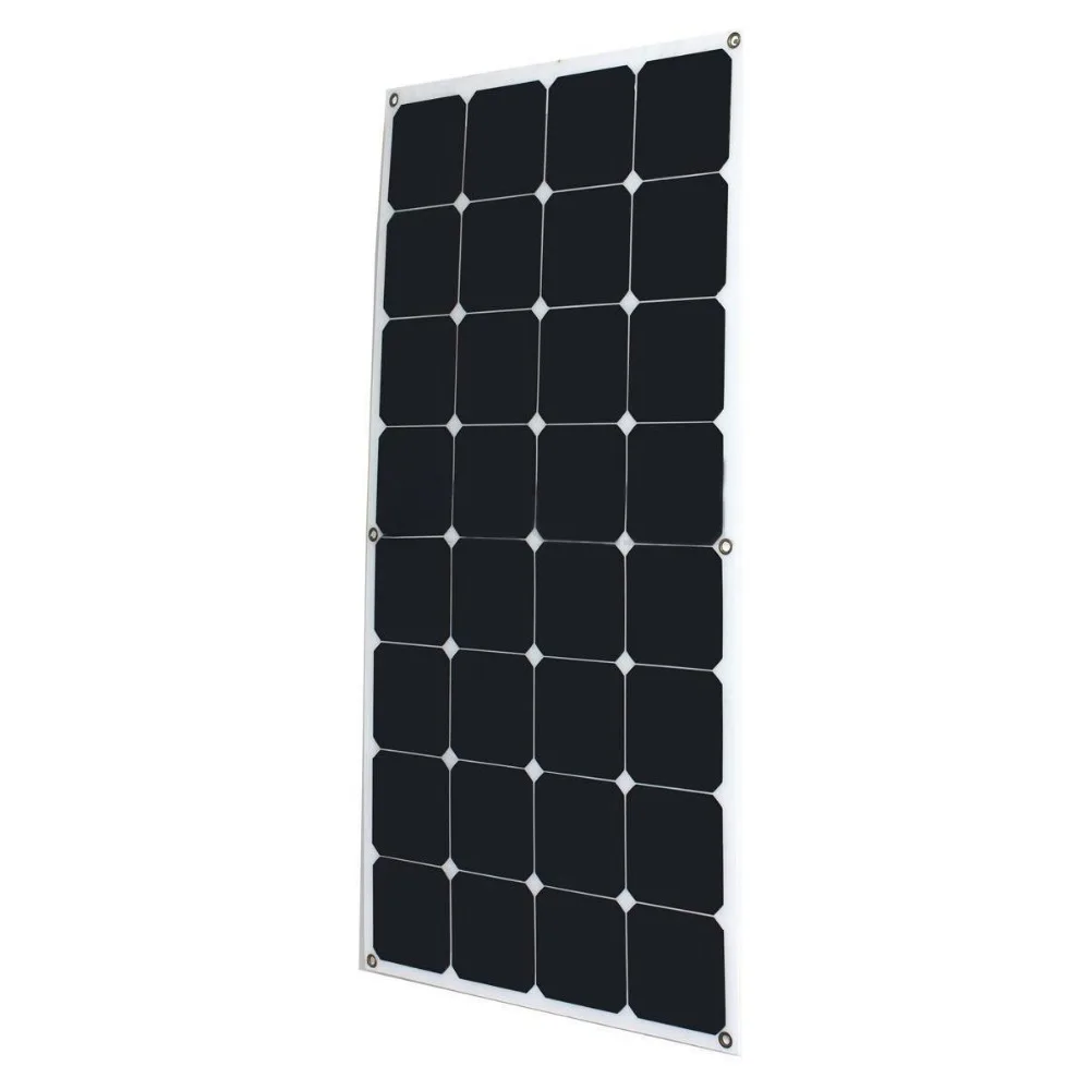 Новый дизайн многофункциональная Гибкая солнечная панель Sunpower 100 Вт прозрачная