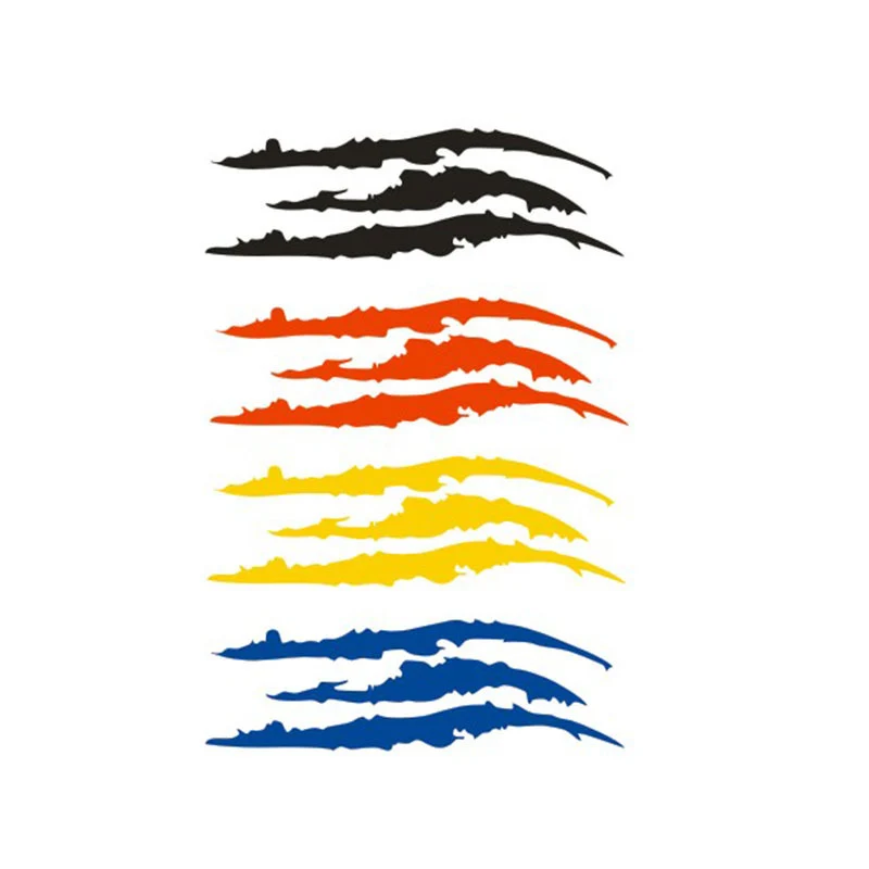 

40cmX12cm Car Sticker Monster Claw Scratch Stripe Marks Headlight Decal Stickers