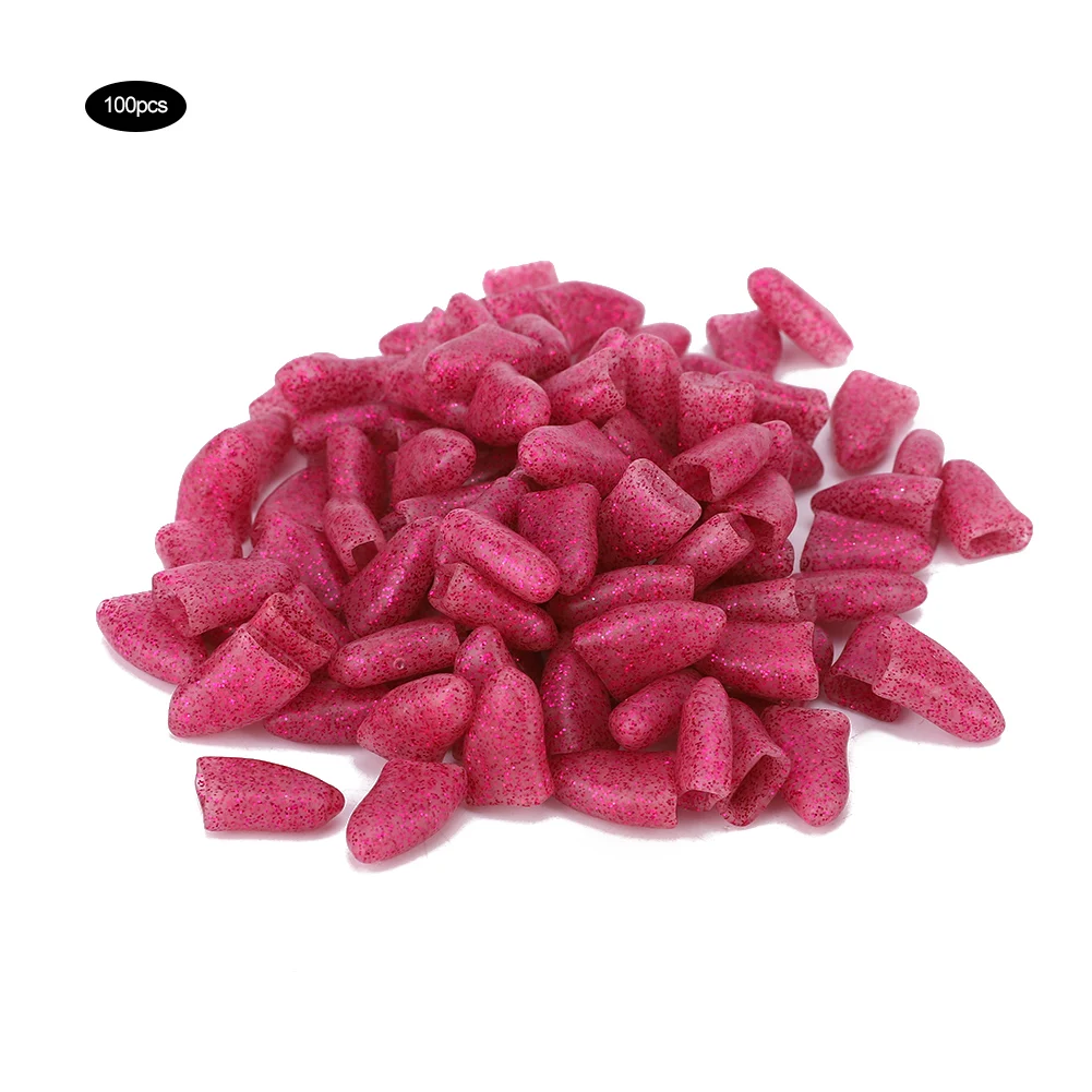 

100PCS Pet Dog Soft PVC Nail Cover Paw Claw Cap Wrap Grooming Accessory