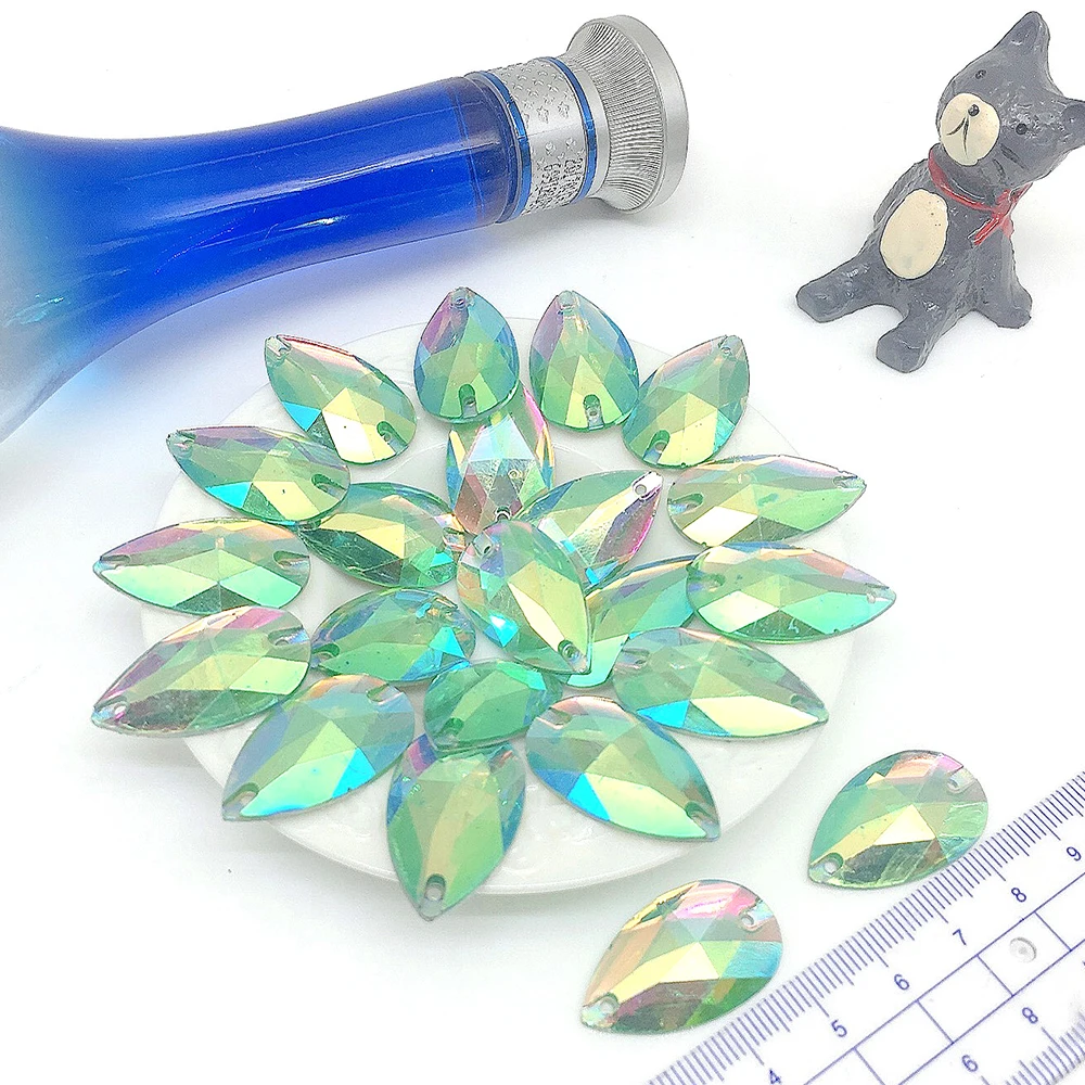 

Sewing Rhinestones Flatback Crystal Hotfix Rhinestone Glitter Iron on Rhinestones For Clothes Decoration Bags Garment Shoes DIY