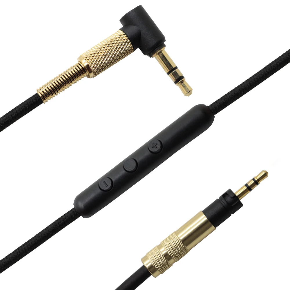 Обновленный Плетеный удлинитель для Aux кабеля OFC накладных наушников Sennheiser Impulse 3 2
