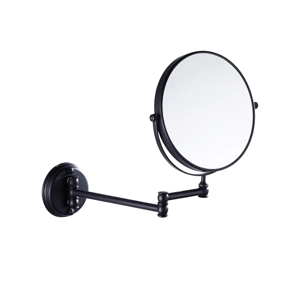 Черный латунный настенный готовой ванной Аксессуары для зеркал расстояние