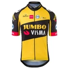 Джерси для велосипедной команды JUMBO VISMA, велосипедные шорты 19D, костюм, мужская летняя велосипедная майка, штаны, одежда, hombre verano 2022