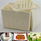 Новая искусственная форма для изготовления соевых кукуруз, форма для тофу с сырной тканью, сделай сам, пластиковая пресс-форма для тофу, набор кухонных инструментов для готовки