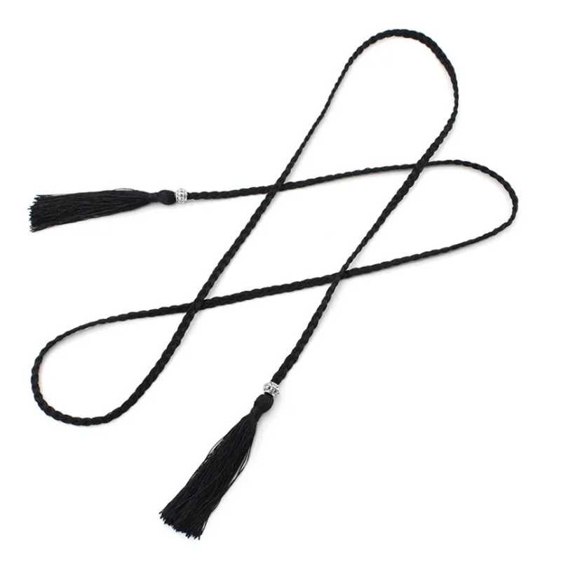 Женская плетеная цепочка на талию 160 см|Женские ремни| |