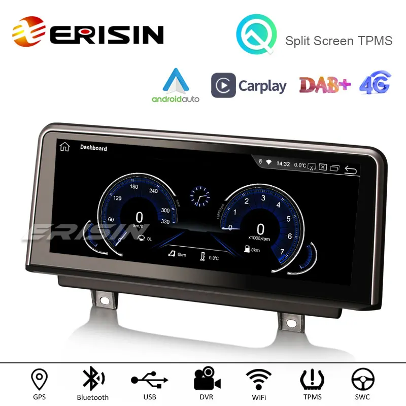 Erisin 2830 10 25 &quotIPS Android 0 автомобильное Стерео GPS радио OEM CD плеер для BMW 1er-F20/F21 3er-F30/F31/F34