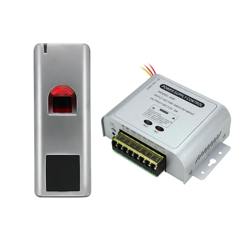 IC 13.56MHZ with k90 Открытый 1000 пользователей считыватель отпечатков пальцев RFID биометрический контроль доступа отпечатков пальцев Система доступа к двери 10 тегов адаптер питания 12 В 3 А - Цвет: IC 13.56MHZ with k90