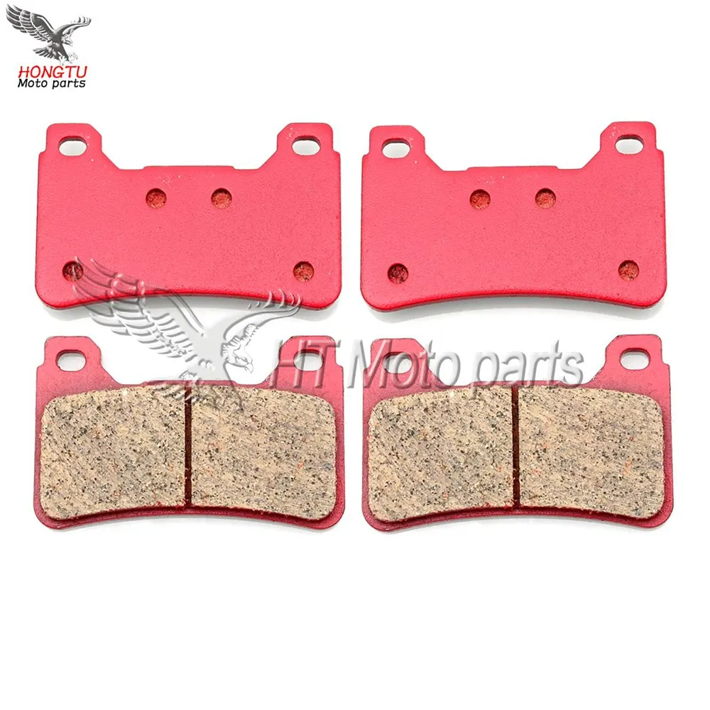 Front 2 pair Мотоциклетные керамические Передние Задние тормозные колодки для Honda CBR 600 RR CBR600RR CBR600 2007- CBR1000RR CBR 1000 RR CBR1000 2006 - Цвет: Front 2 pair