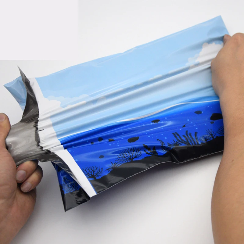 

Printing ECO Completely Degradable Bio Based Mailing Bag Compost Postal Bag Plant Starch Self Adhesive Bag Express Clothing Bag