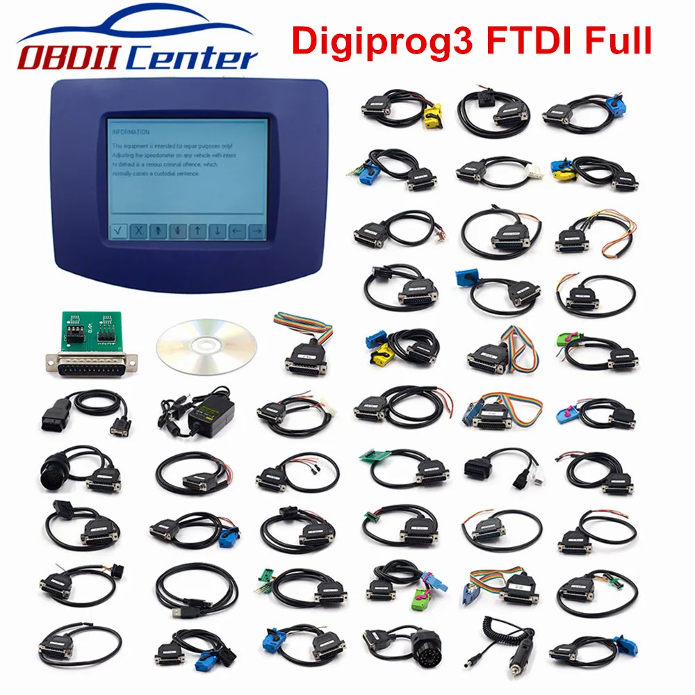 Полный Digiprog3 Digiprog 3 V4.94 FTDI коррекция одометра инструмент Digiprog III Digiprog 3 Obd2 инструмент регулировки расстояния FTDI EU US Plug
