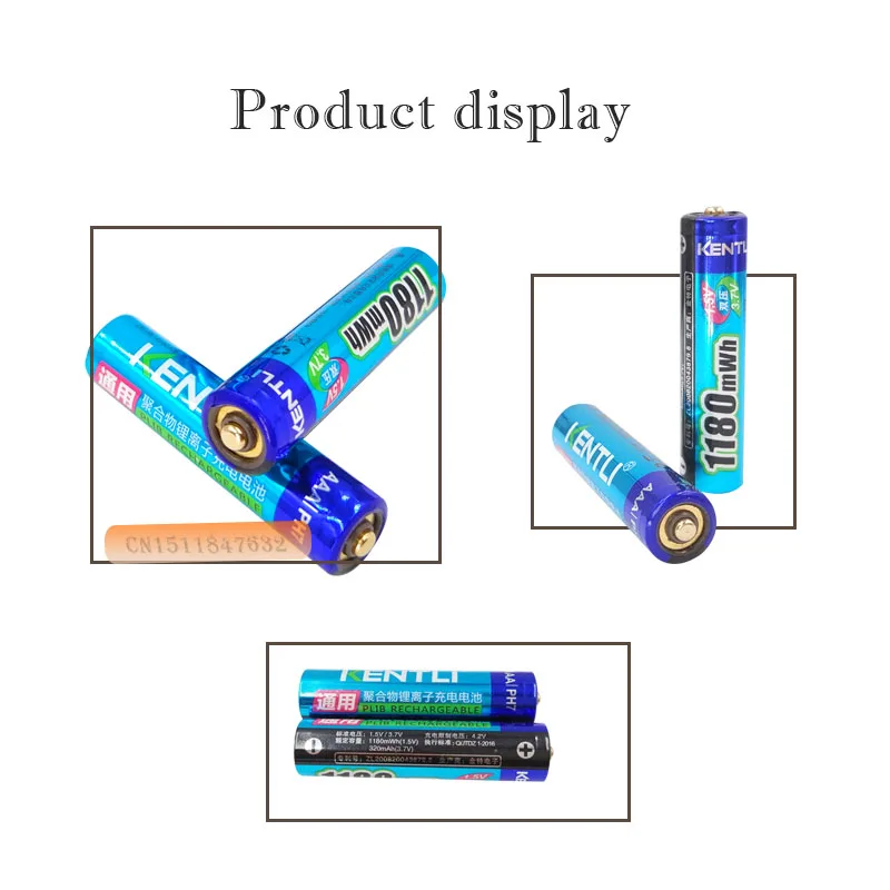 Перезаряжаемые литий-ионные аккумуляторы 6 шт./лот мощные 1 5 В AAA 1180mWh | Электроника