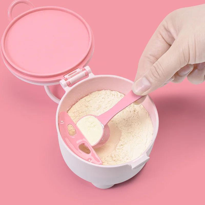 Caja de almacenamiento port&aacute;til para leche en polvo de beb&eacute;, contenedor de alimentos para cereales, leche en polvo para beb&eacute;s, aperitivos-2