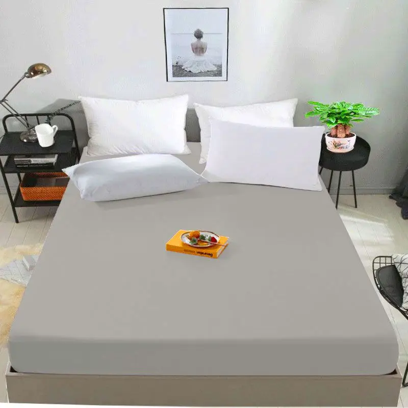 Простыня реактивная из 100% хлопка наматрасник однотонный регулируемый с 4 углами