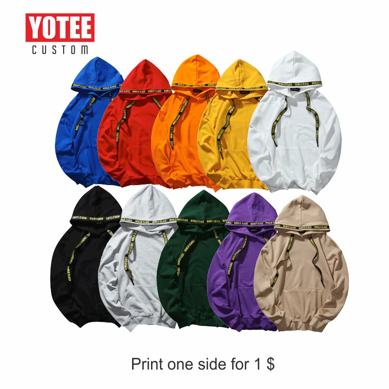 

YOTEE autumn and winter fashion long-sleeved Hoodies Sweatshirts company group logo custom men and women Hoodies Sweatshirts