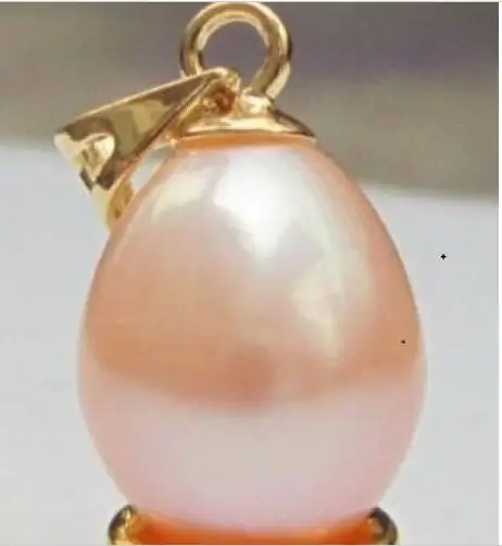 Подвеска с натуральным жемчугом 9 х10 мм AAA +++ в виде павлина черного белого