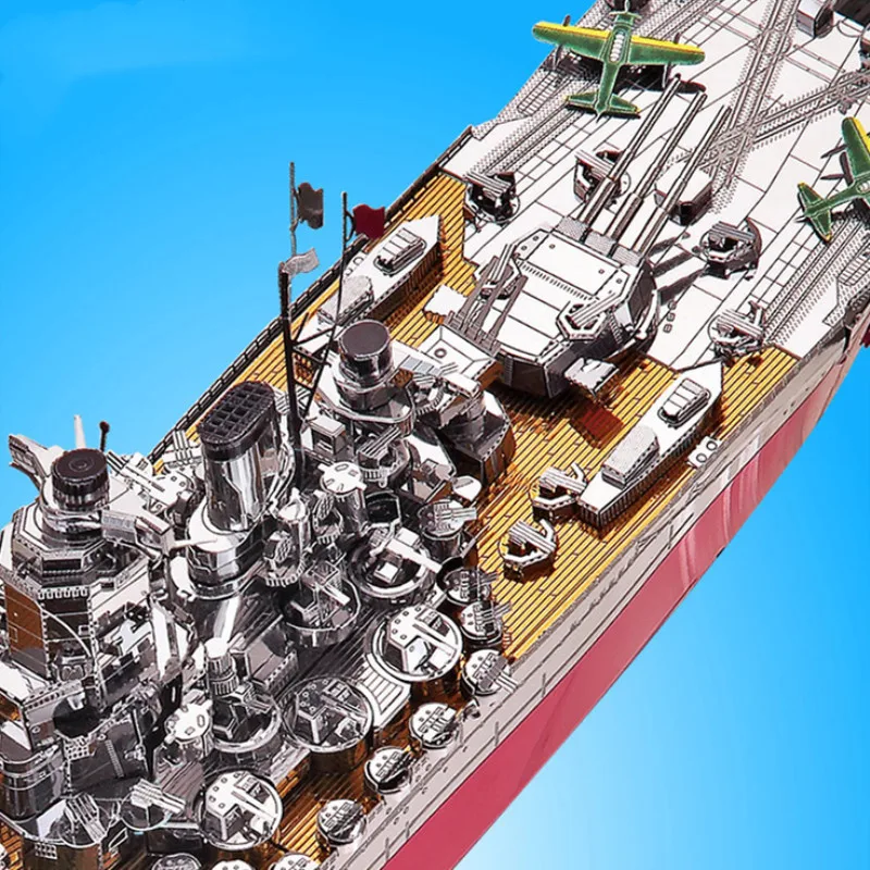 Piececool модель японский линкор Yamato 3D металлическая Головоломка в сборке игрушки