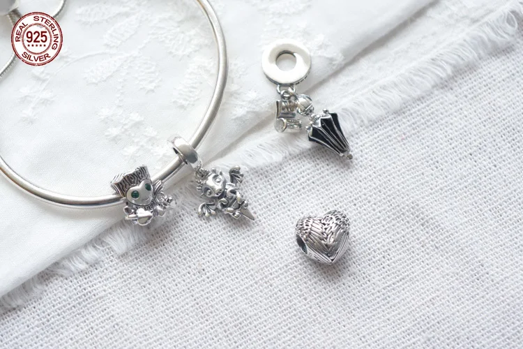 2019 New 925 Sterling Silver Ghost The Tree Monste Charm Beads Fit Original Pandora Bracelets Women DIY Jewelry Gift | Украшения и