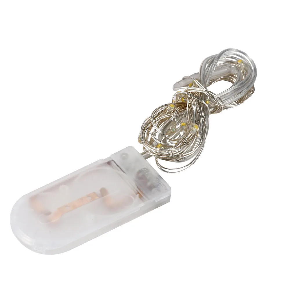 2 шт. 1 м 10 светодиодных гирлянд медный провод мини водонепроницаемый сказочные