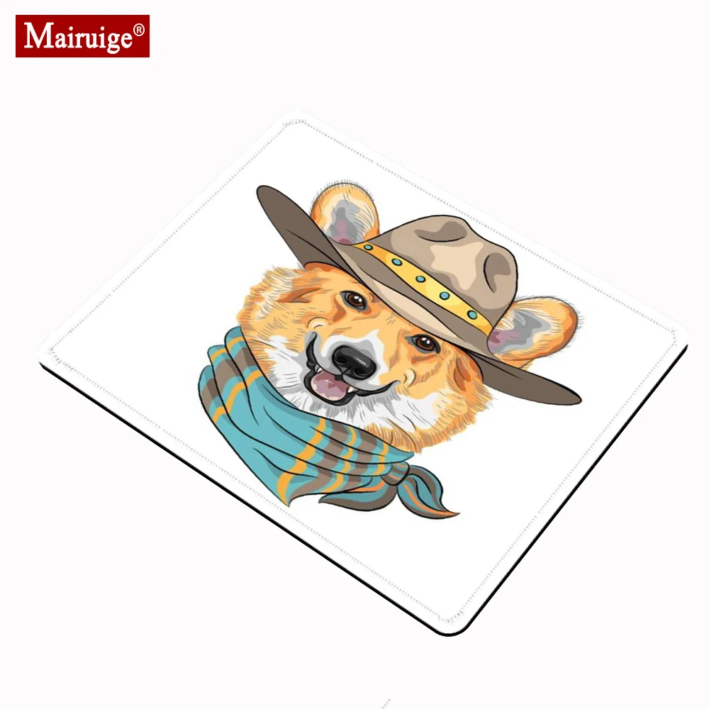 

Corgi Dog Kawaii Mousepad 20x18cm Gamer Mouse Pad Small Computer Persona PC Gamer Desk Mat Custom PC for Laptop Table Pads