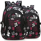 Рюкзак для девочек-подростков, с принтом в виде милых цветов, водонепроницаемый, для начальной школы, для ноутбука