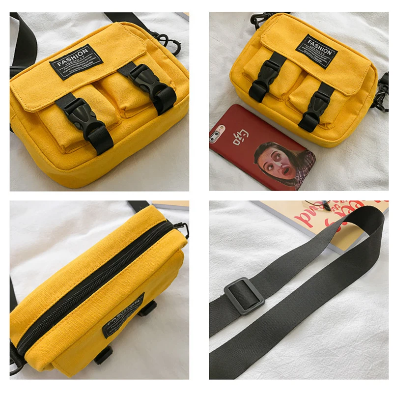 

Canvas-bag Unisex casual shoulder bag shoulder small crossbody bag crossbody bag for women shoulder bag ladies hand bags outdoor