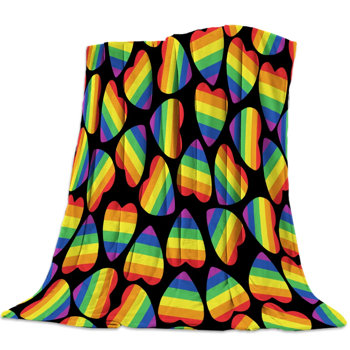 

Мягкое теплое Флисовое одеяло, ЛГБТ гордость, радуга, любовь, зимнее покрывало, покрывало для дивана, легкие тонкие фланелевые одеяла