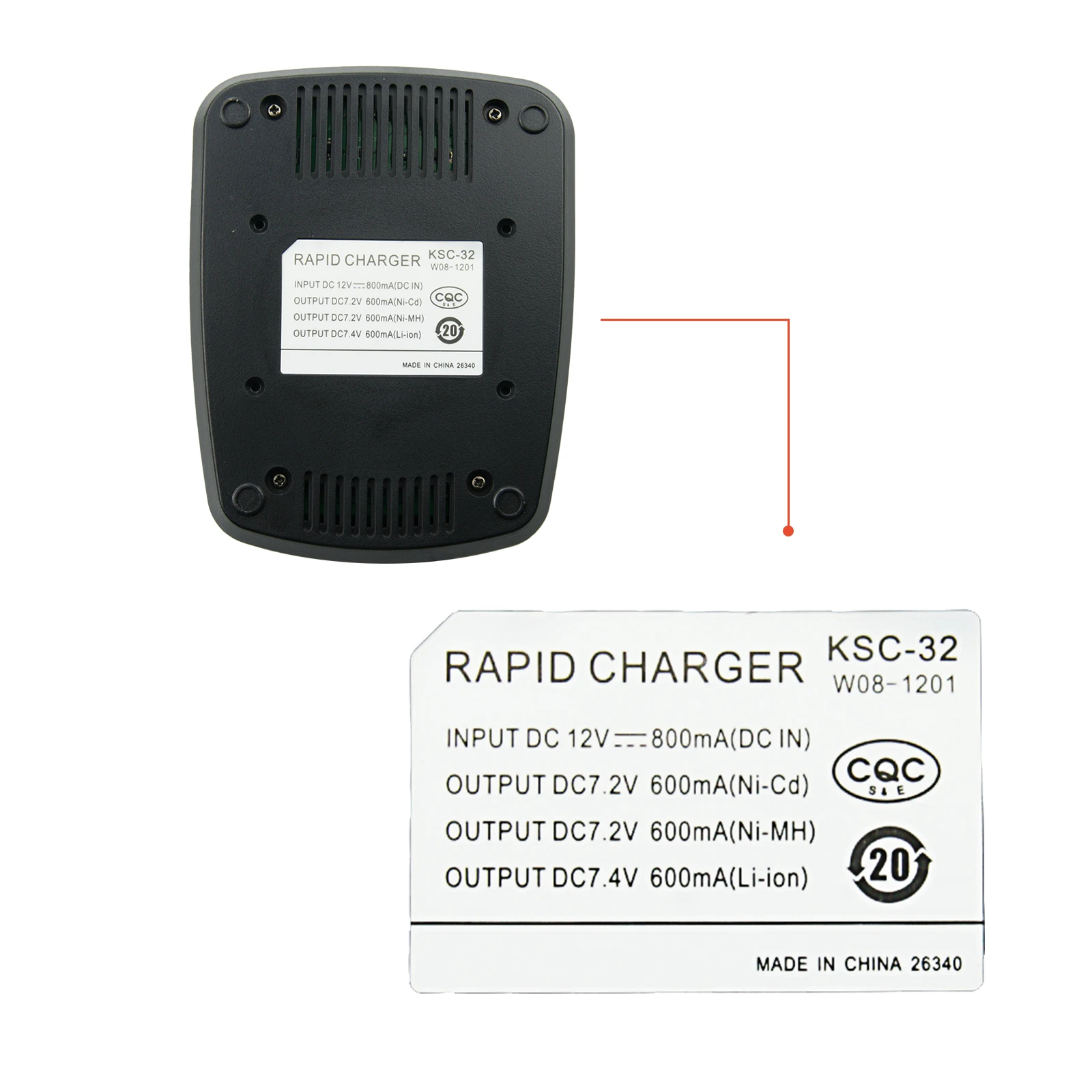 10X Walkie Talkie KSC-32 Charger for Kenwood Radio KNB-32N KNB-33 KNB-33L KNB-33Li Two Way Radio Battery