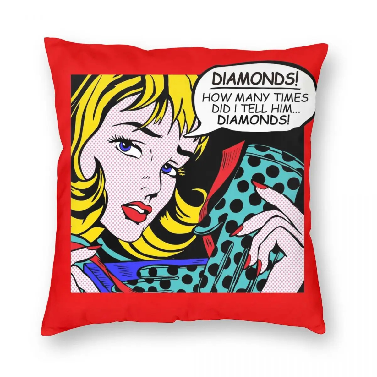 Женская квадратная подушка с перчатками из полиэстера и льна