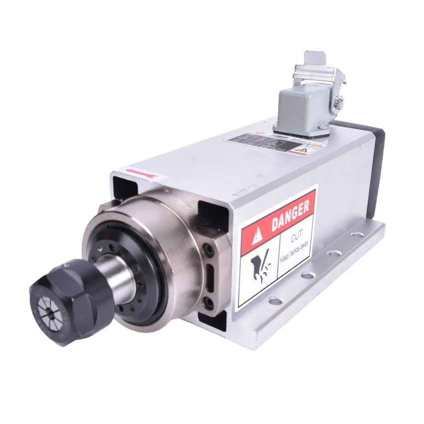 

Квадратный электродвигатель шпинделя с воздушным охлаждением ER20, 0,01 КВТ, 220 мм, в, 4 керамических подшипника, гравировально-фрезерный шлифовальный станок