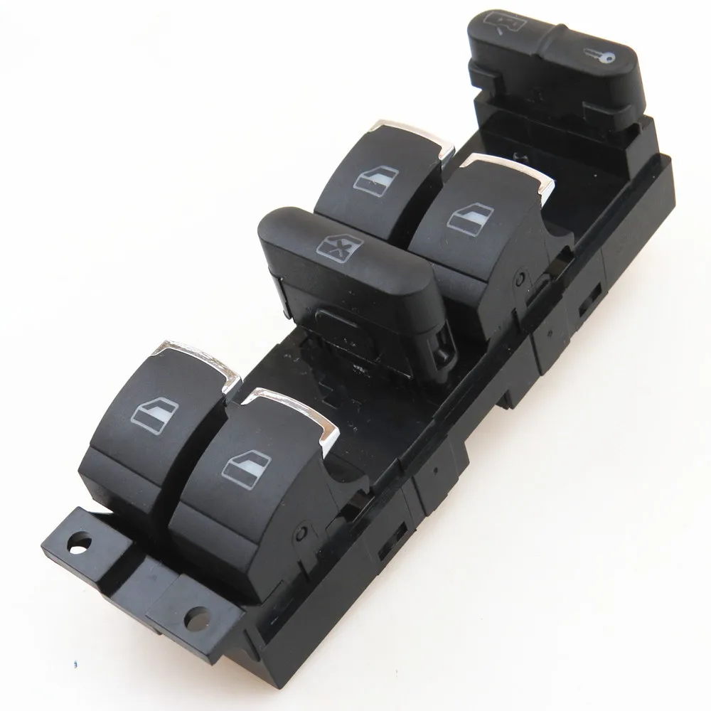 FHAWKEYEQ хромированная кнопка управления боковым окном для VW Golf MK4 Jetta 4 Passat B5 3BD 959 857