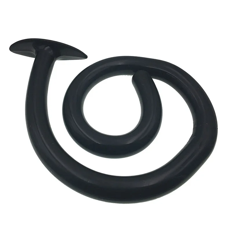 Очень Длинный мягкий фаллоимитатор из термопластика Анальная пробка для массажа