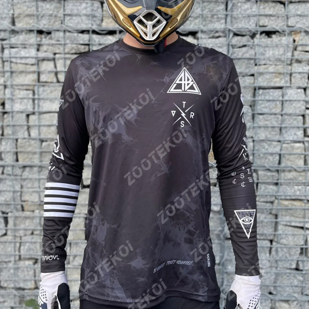 Virtuous Men's Cycling Shirt Motocross Downhill Bike Ride Shirts Ropa Ciclismo Hombre Outdoor Mtb Racing Enduro Jersey clothes
