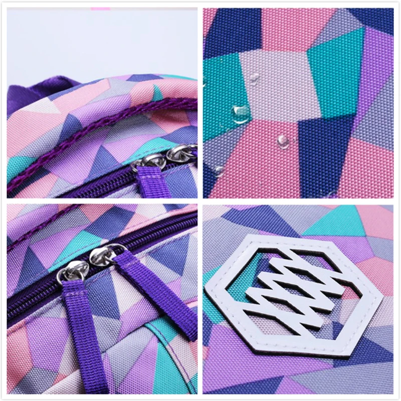 Рюкзак Детские школьные рюкзаки для девочек Водонепроницаемая дорожная сумка