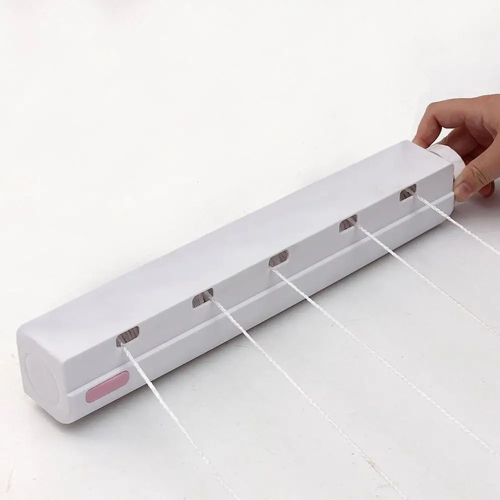 Выдвижная Бытовая сушилка для одежды белья подвесная настенная одежда