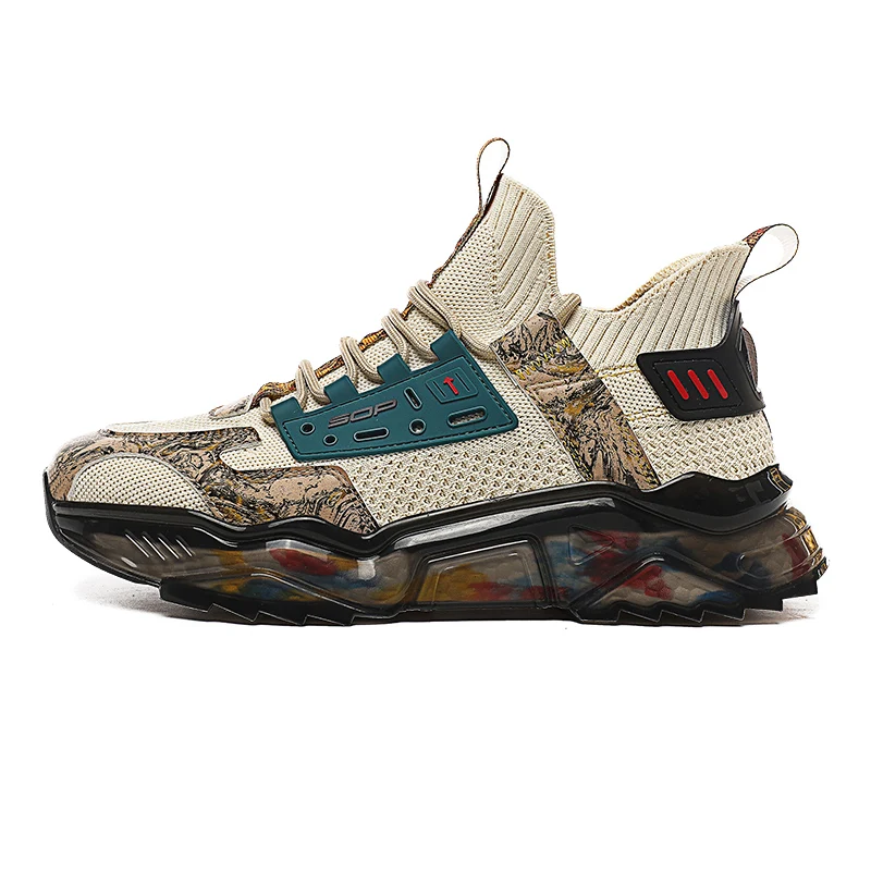 

2021 Fashion Breathable Light Men's Sneakers Spring Autumn Street Style Tennis Adult Women Unisex Running Shoes Hombre Footwear