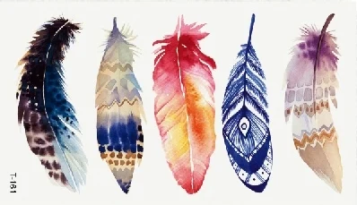 Водонепроницаемая Временная тату-Наклейка на тело искусство Крылья Ангела