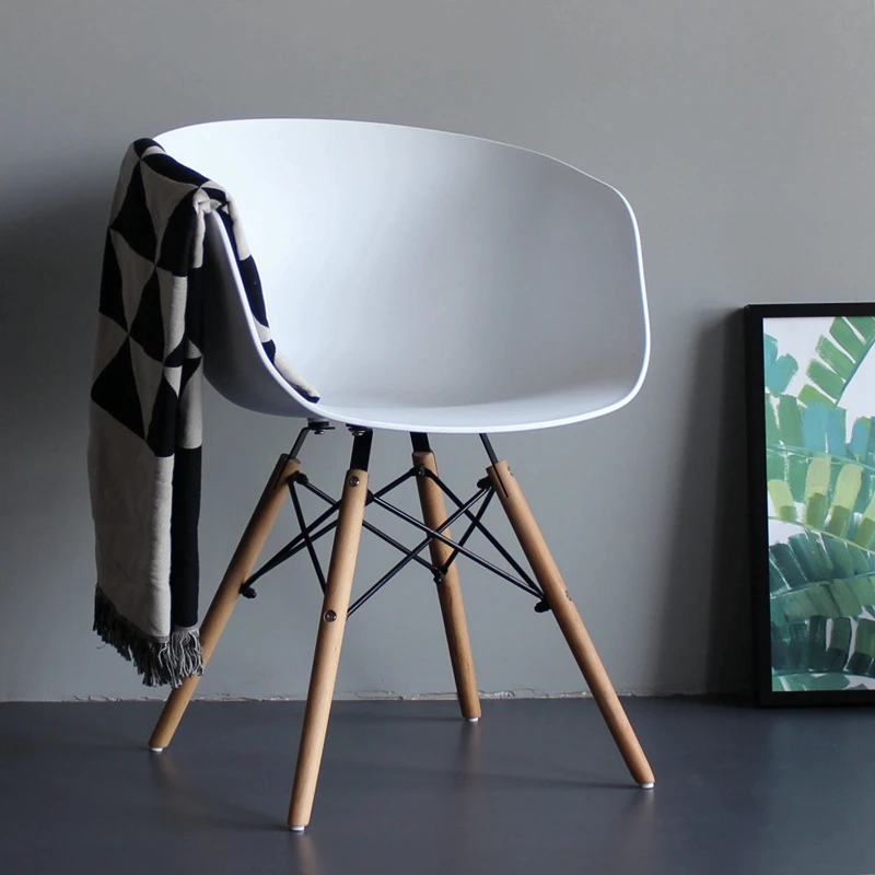 

Household high quality dining chair small apartment simple computer lounge chair Nordic office chair meeting to discuss chair